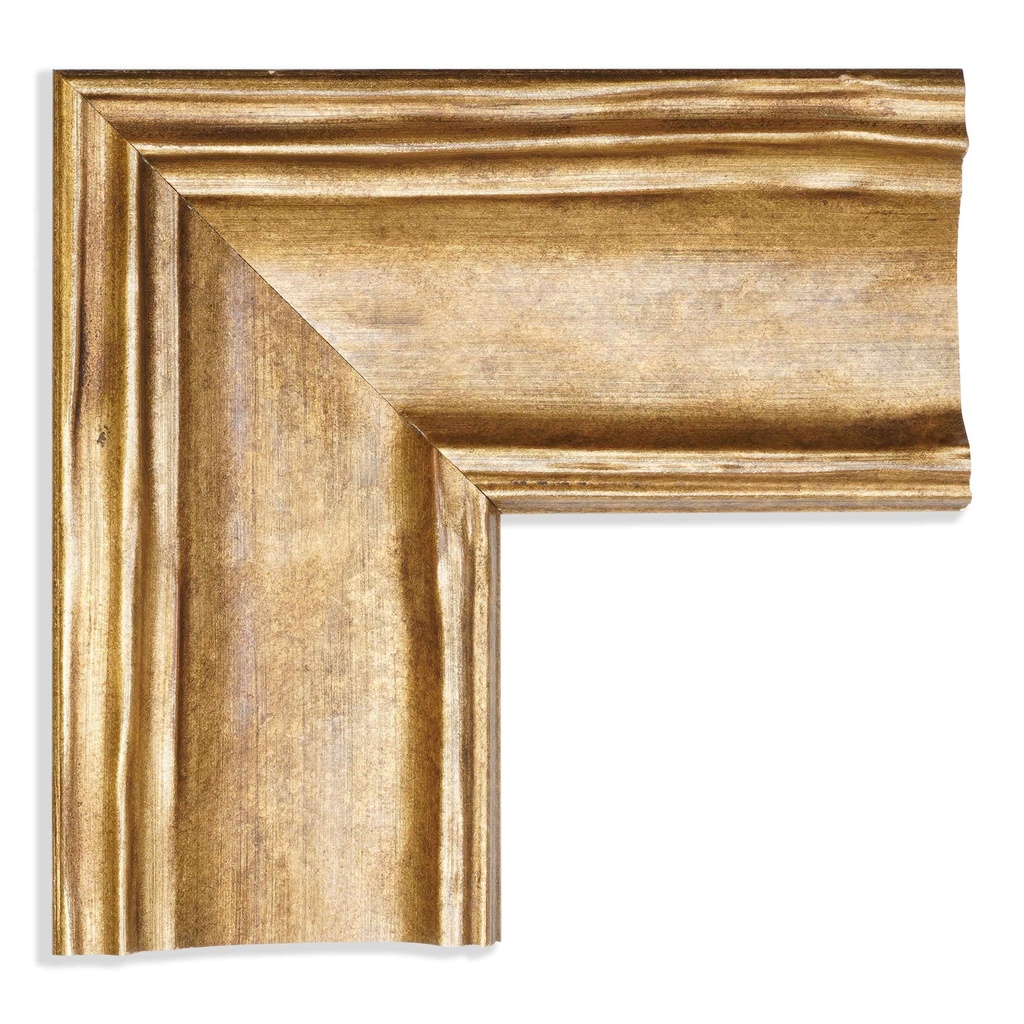 3093 - 2-3/4"  SCULPTURED GOLD