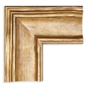 3093 - 2-3/4"  SCULPTURED GOLD
