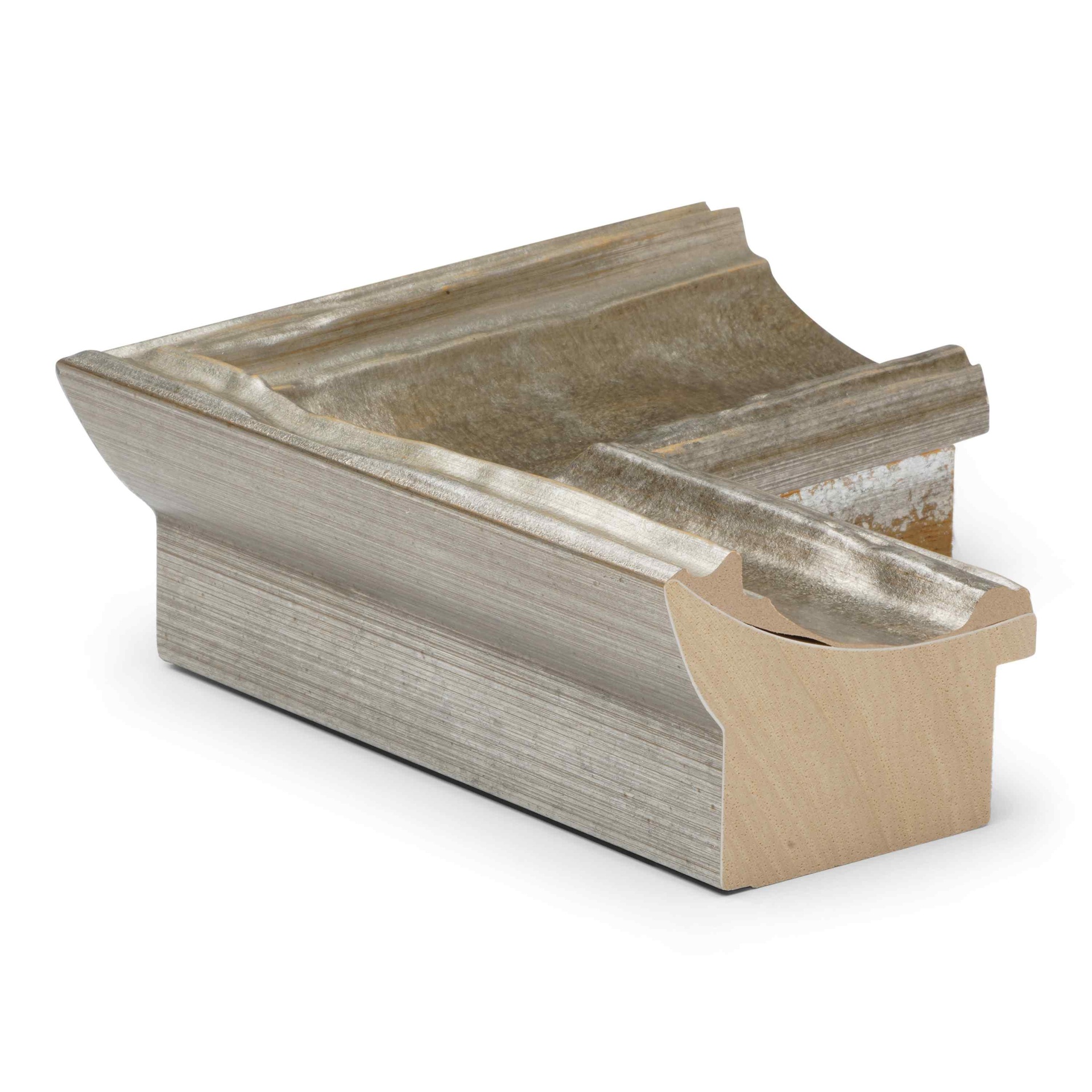 3094 - 2-3/4" SCULPTURED SILVER