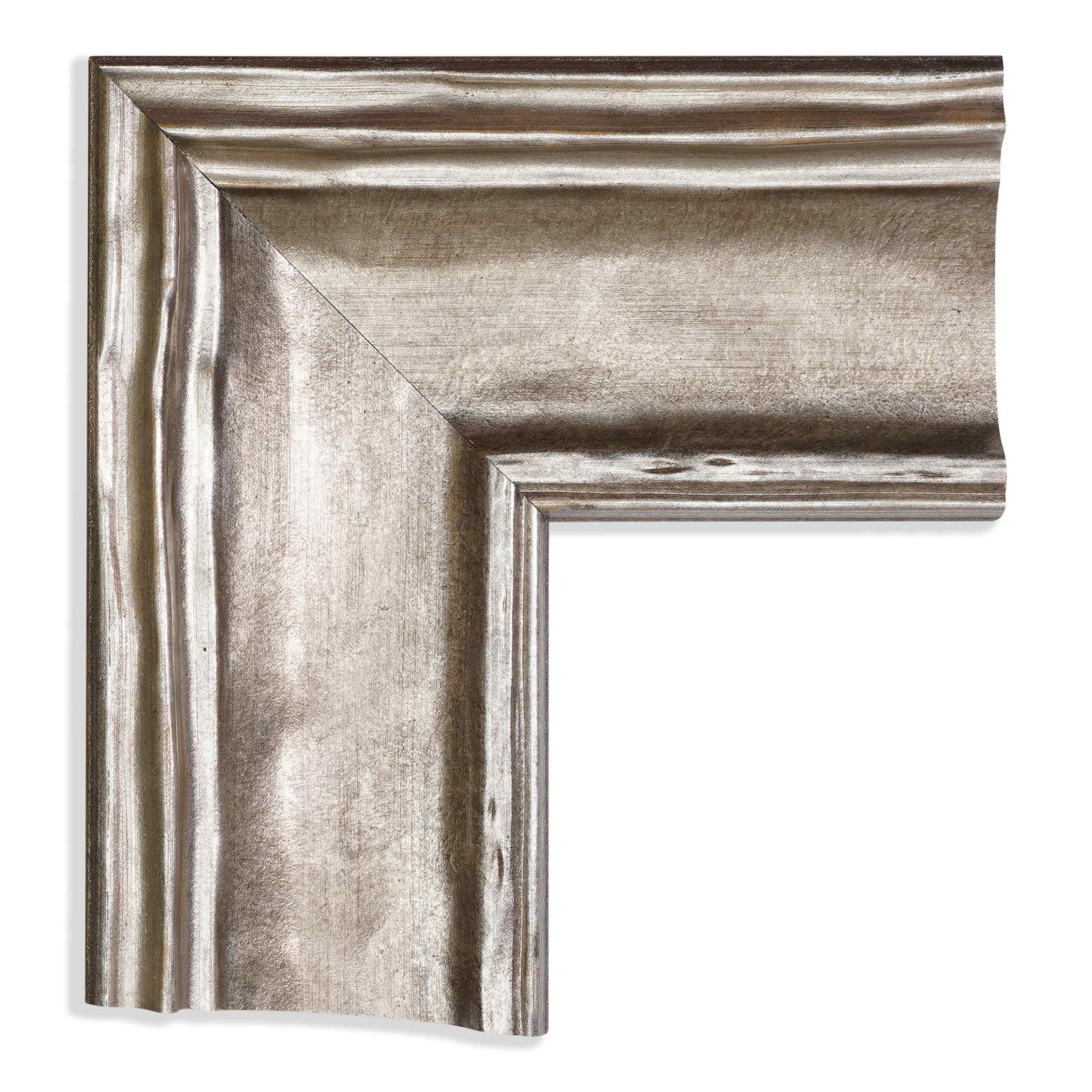 3094 - 2-3/4" SCULPTURED SILVER