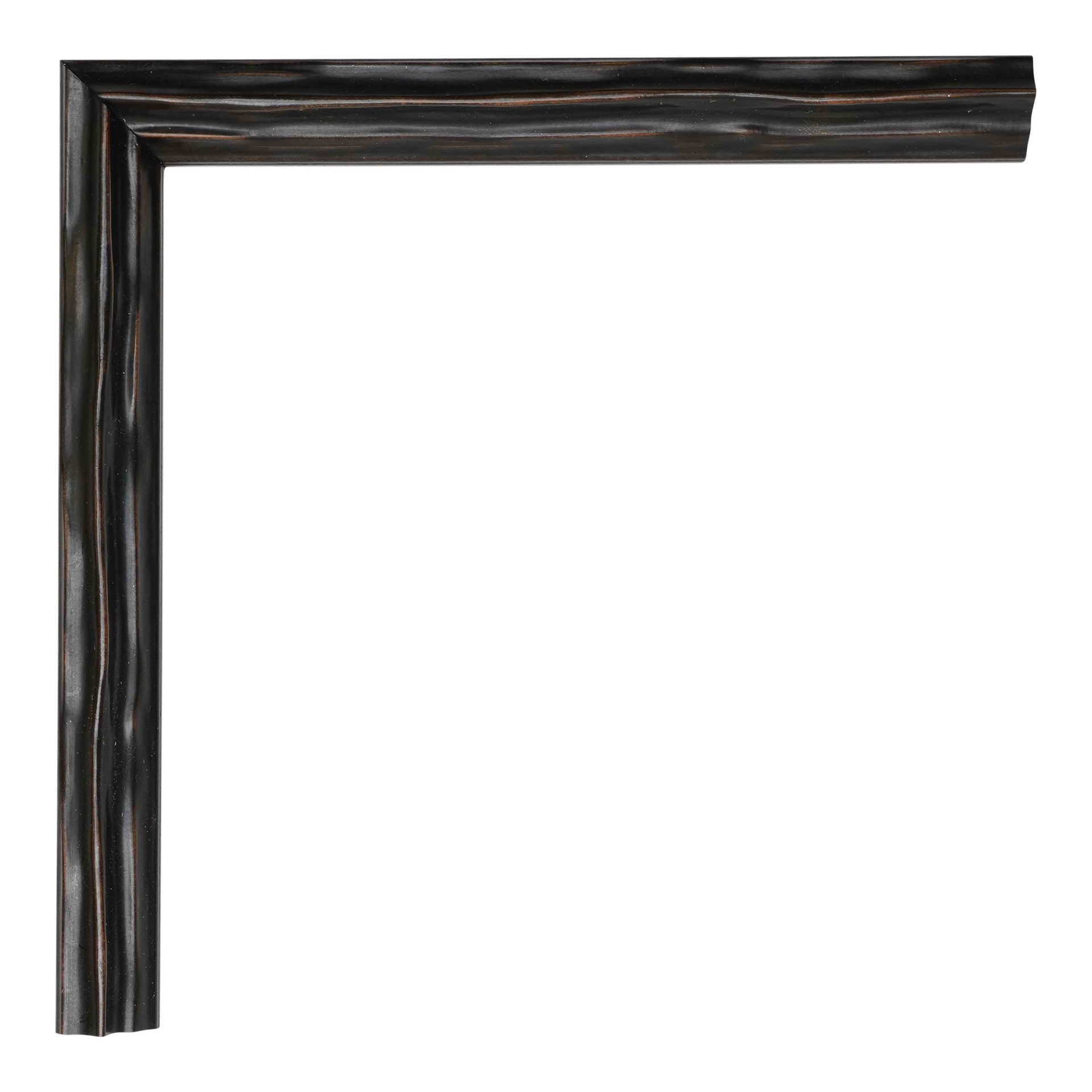 3102 - 5/8" BLACK SCULPTED