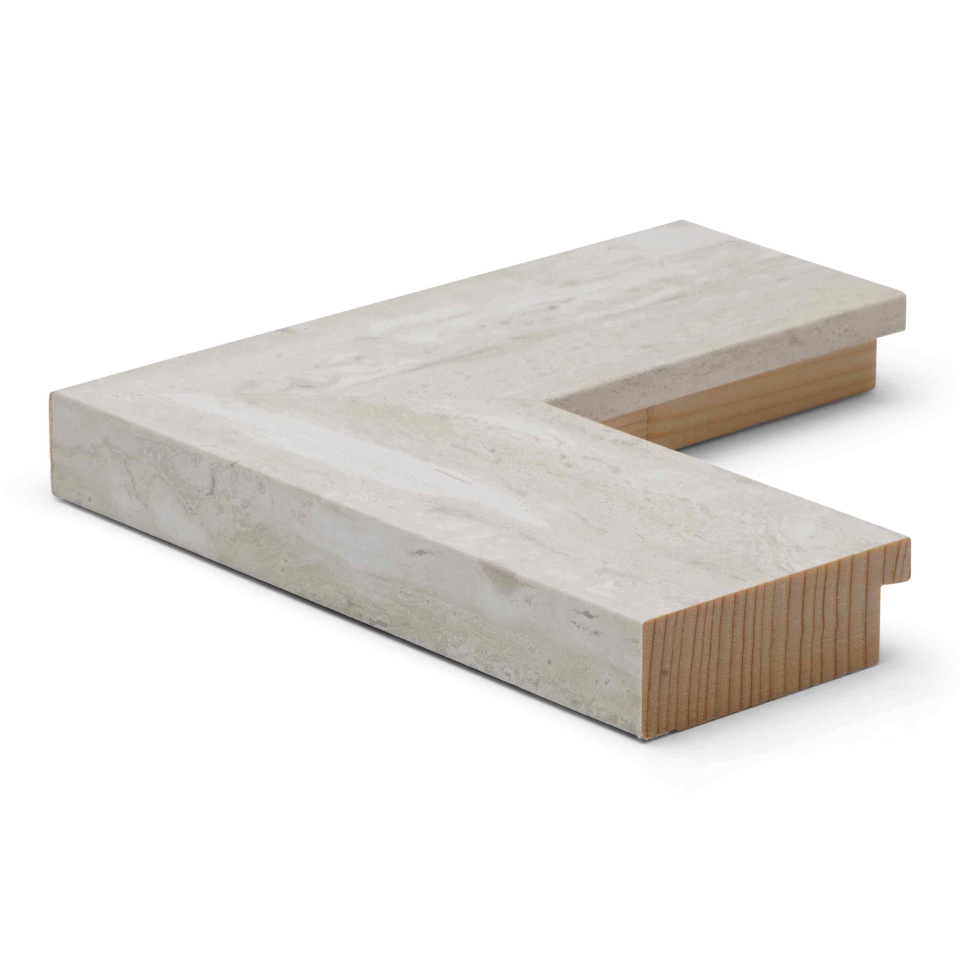 3105 - 2-3/8" WHITE MARBLE