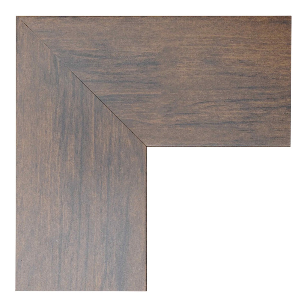3123 - 2-3/4"  WALNUT FLAT TOP