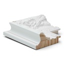 3148 - 4" WHITE ORNATE LACQUER
