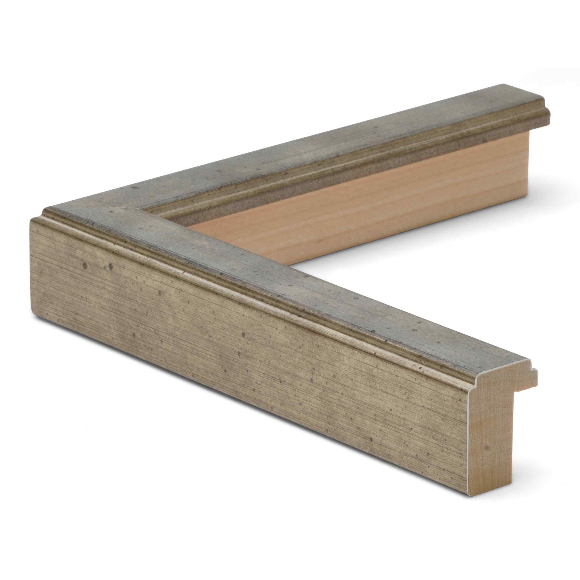 3157 - 3/4" ANT. SILVER W/ WHITE WASH