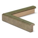3160 - 3/4" ANT. SIL. W/ GREEN WASH