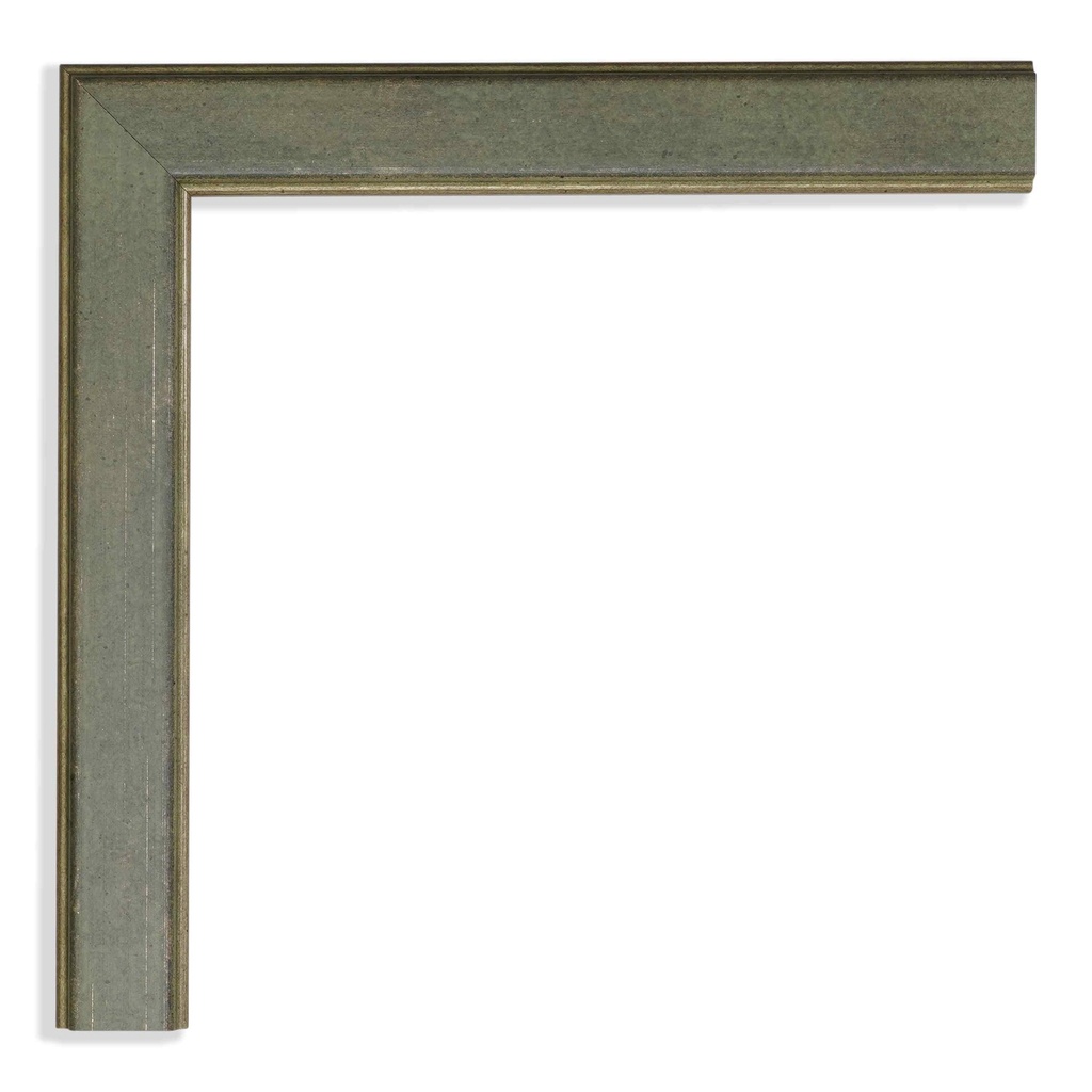 3160 - 3/4" ANT. SIL. W/ GREEN WASH