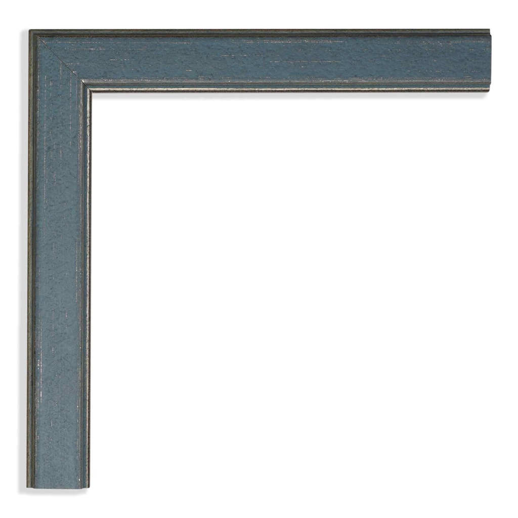 3162 - 3/4" ANT. SIL W/DK BLUE WASH