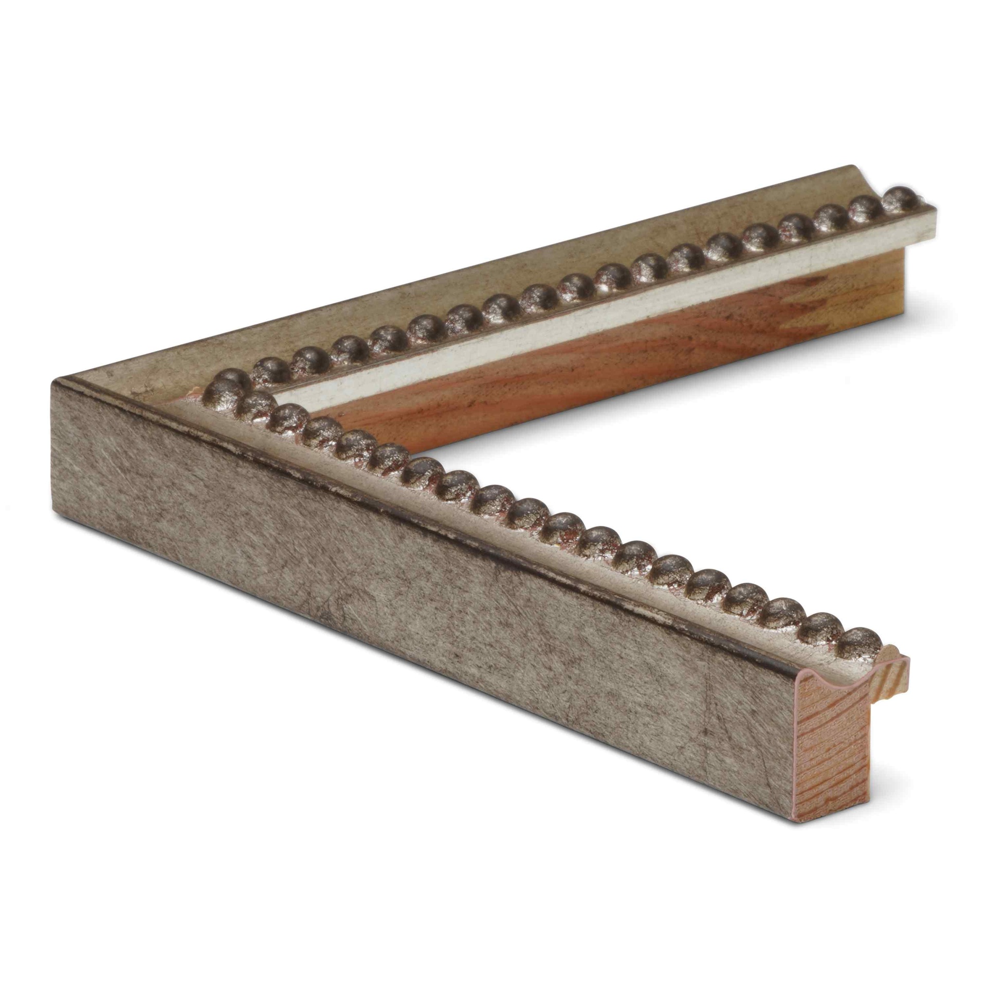 3182 - 3/4" SILVER W/ BEADED LIP