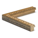 3185 - 7/8 GOLD FLORAL EMBOSS