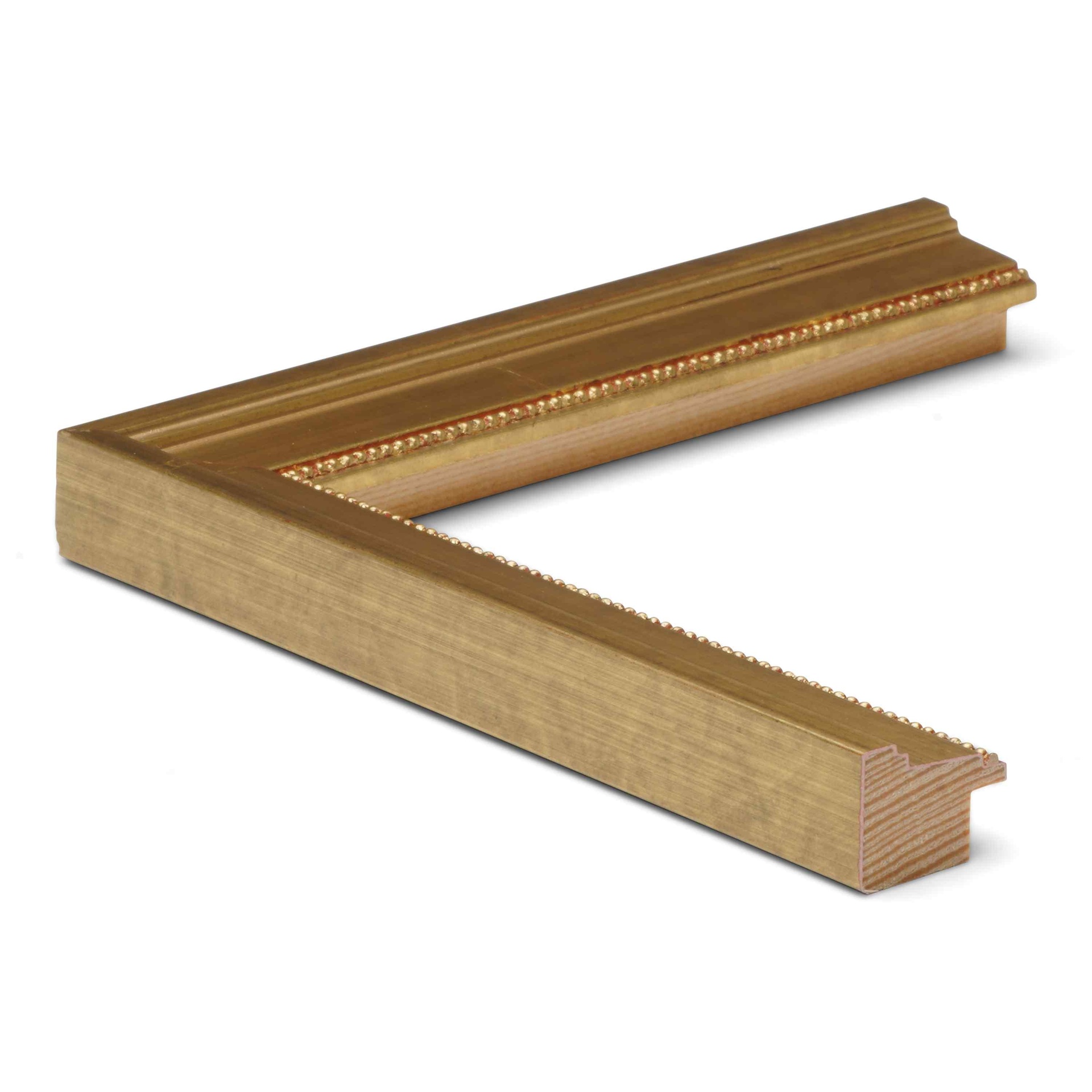 3187 - 7/8" BRIGHT GOLD SMALL BEADS