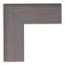3229 - 2"  DARK GREY ASH VENEER