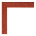3239 - 1"  RED W/ RIDGES