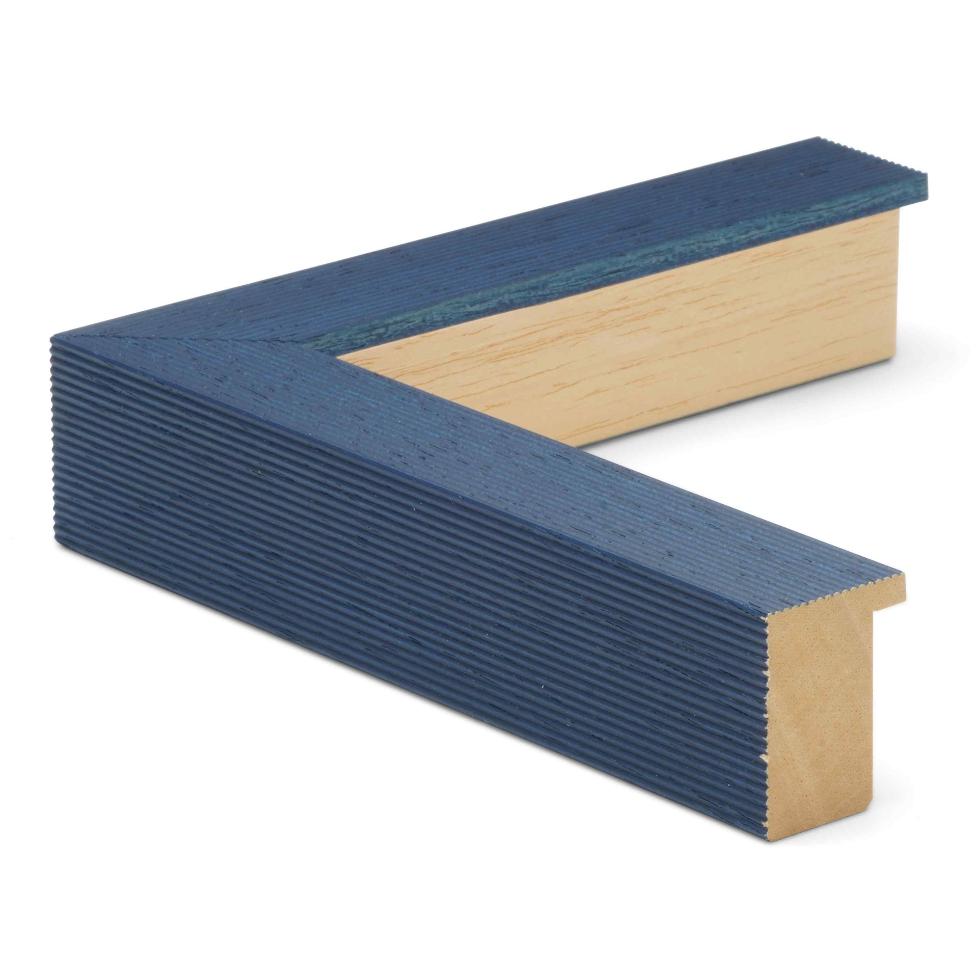 3241 - 1" BLUE W/RIDGES