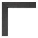 3242 - 1"  BLACK W/RIDGES