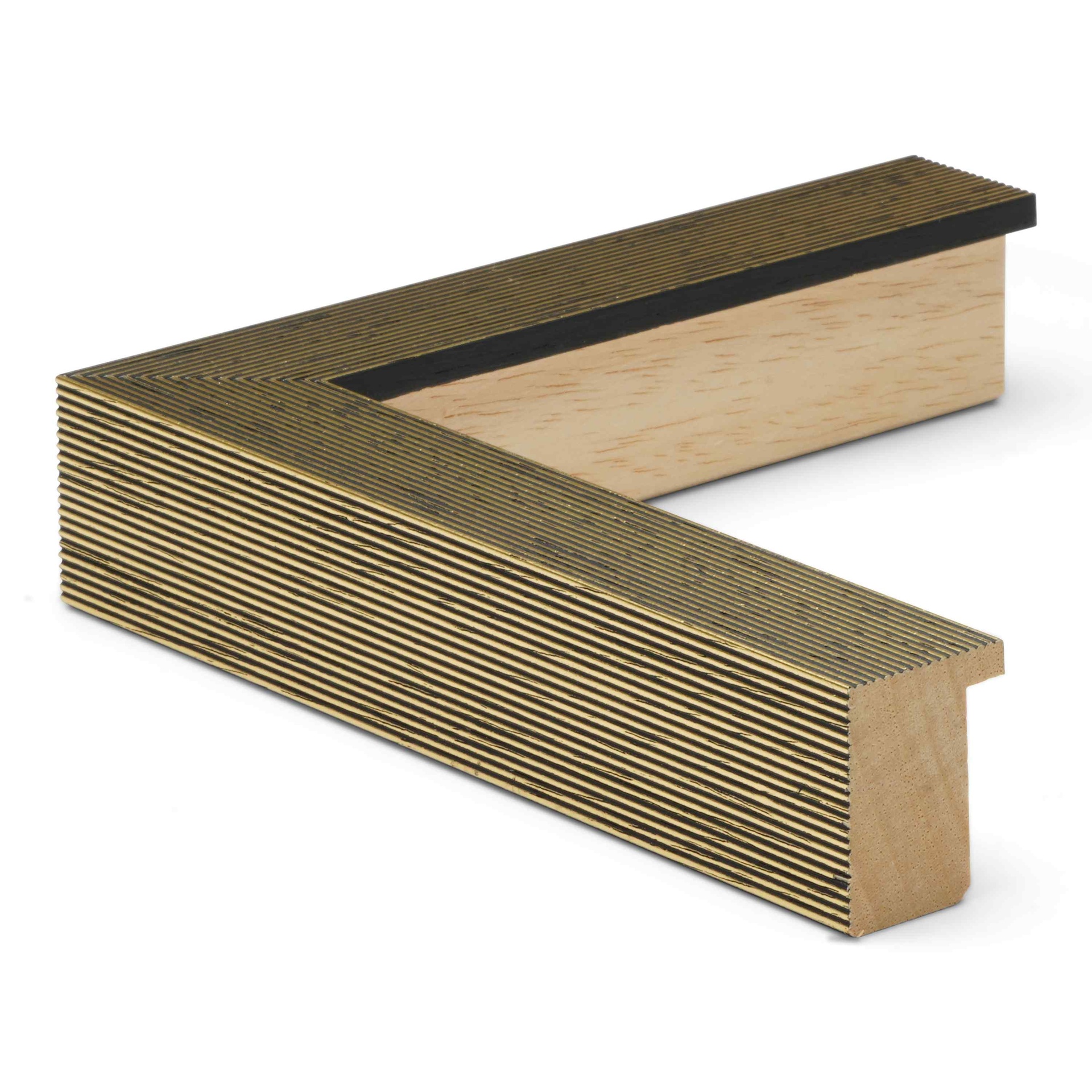 3243 - 1" GOLD W/ RIDGES