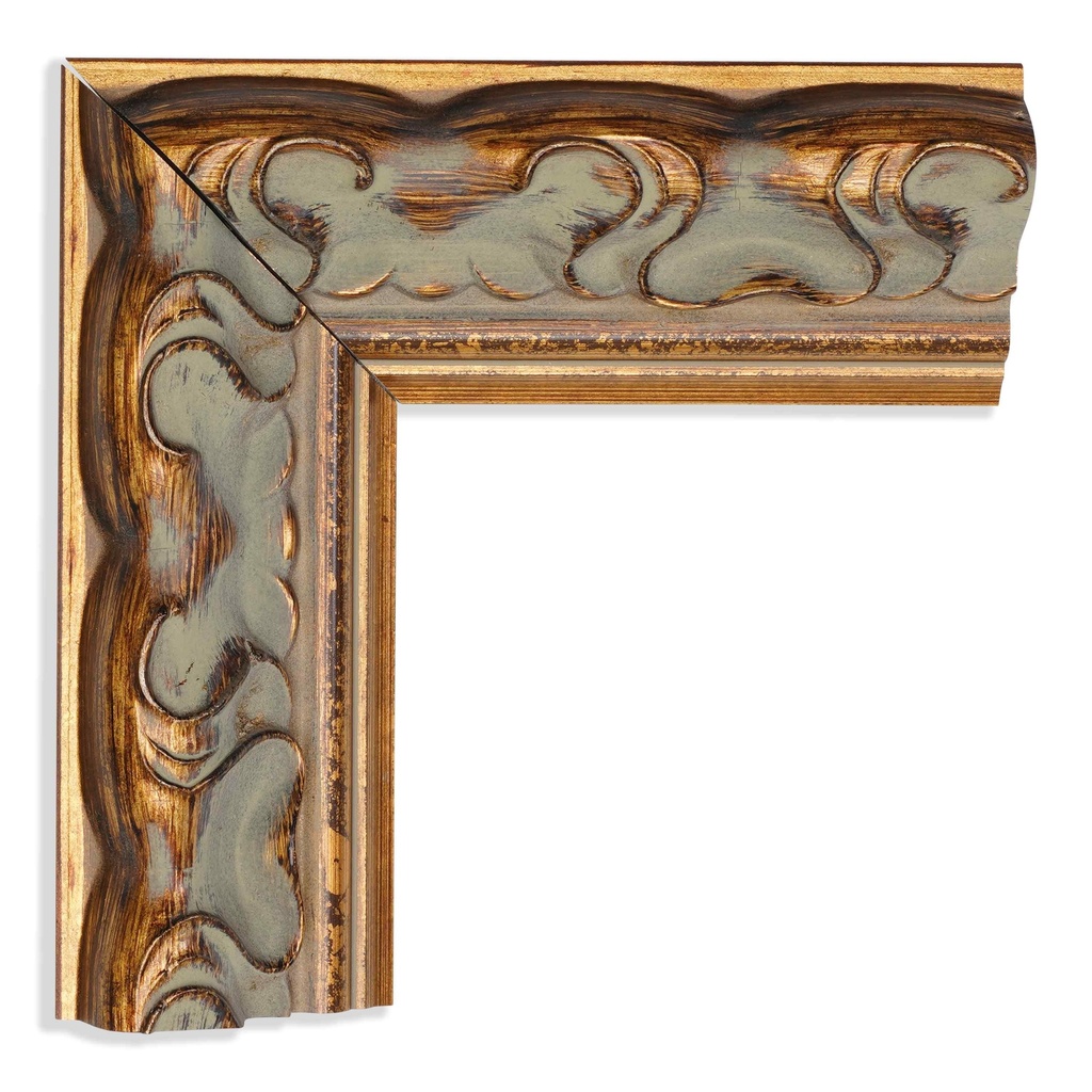 3253 - 2"  GOLD ORNATE