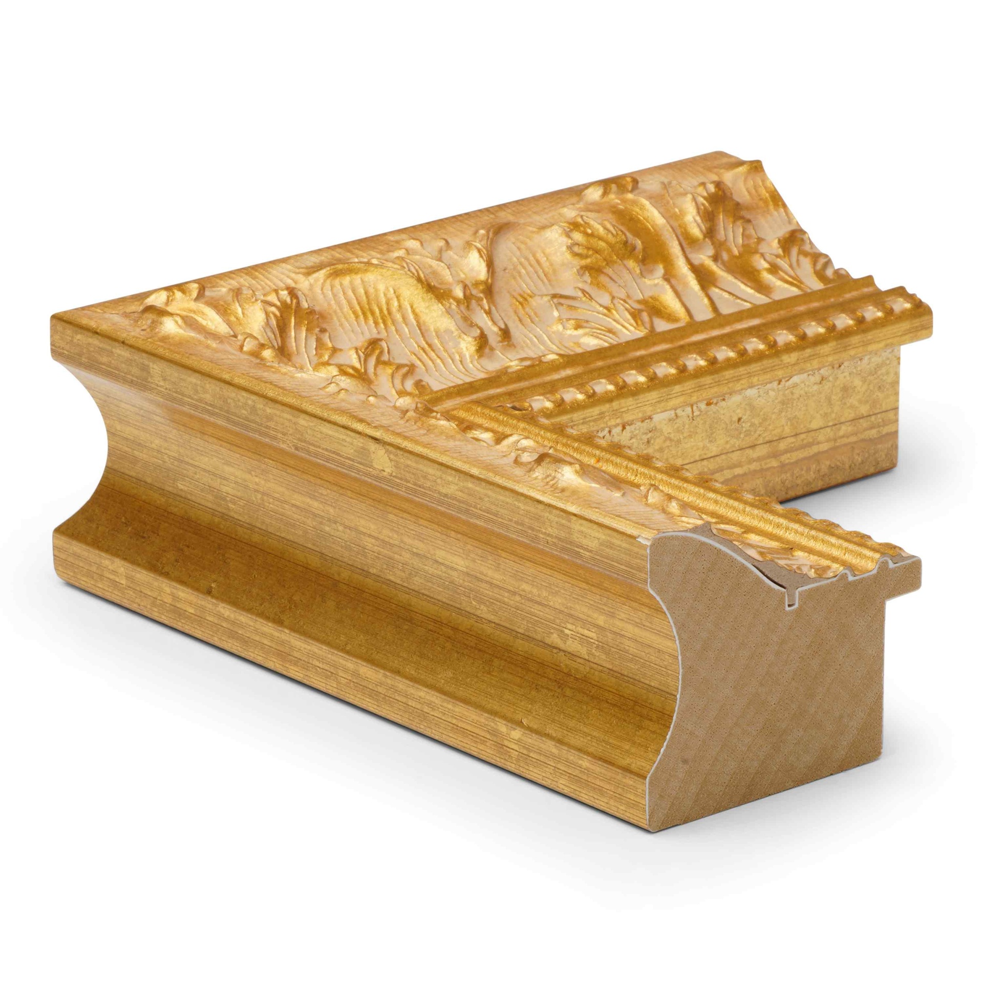 3276 - 2-1/2" PALE GOLD ORNATE