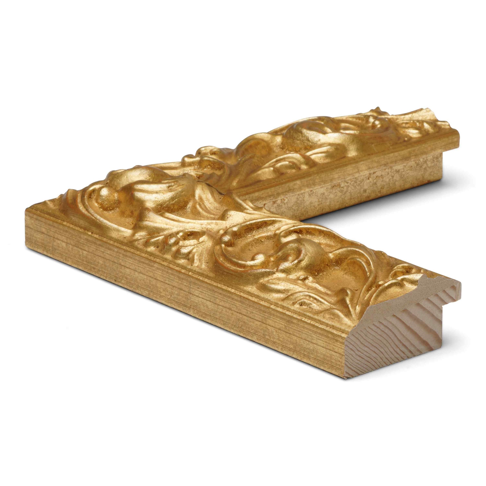 3277 - 2" PALE GOLD ORNATE