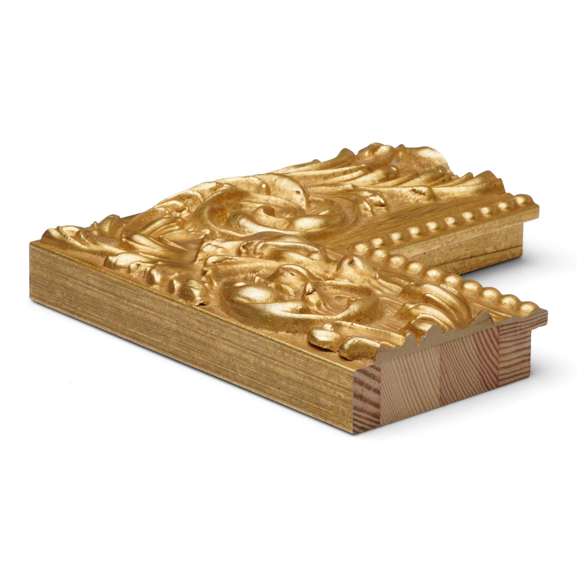 3278 - 3-1/4" PALE GOLD ORNATE