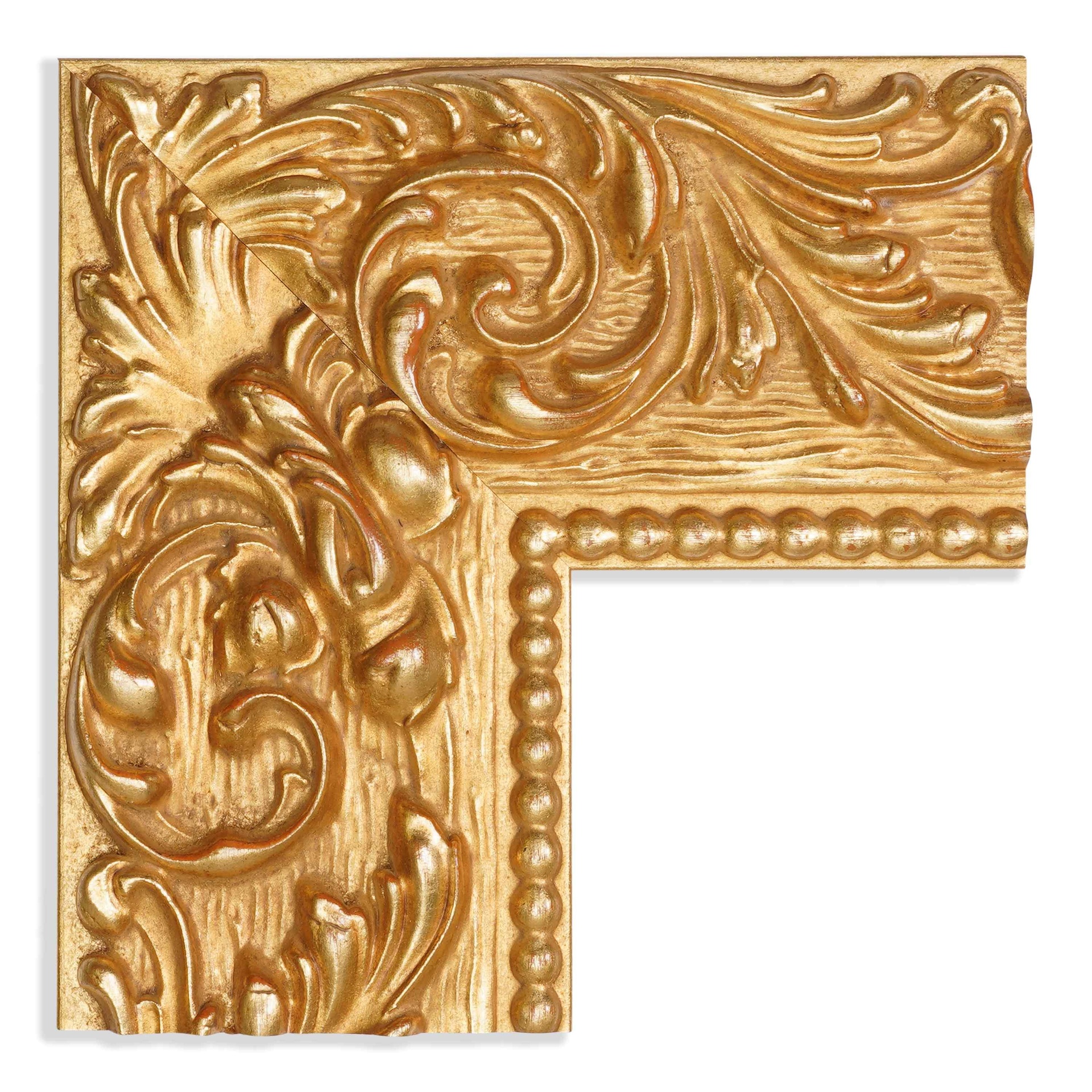 3278 - 3-1/4" PALE GOLD ORNATE