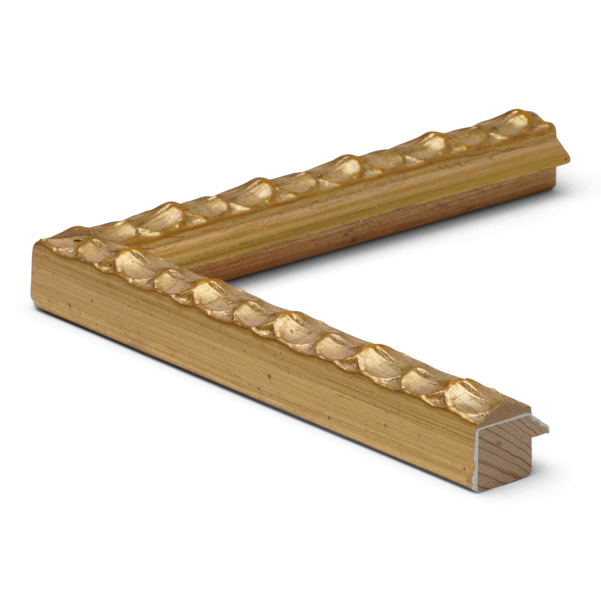 3281 - 7/8" GOLD ORNATE CIRCLES