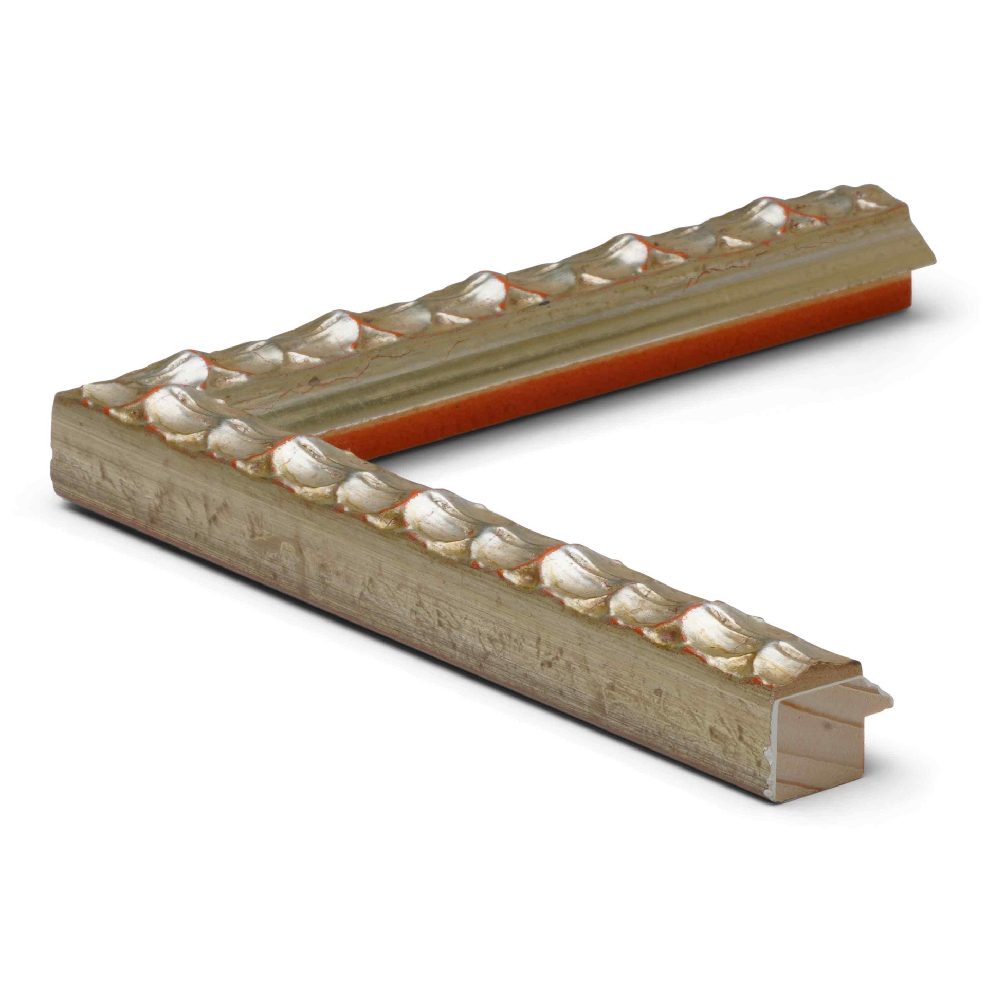 3282 - 7/8" SILVER ORNATE CIRCLES