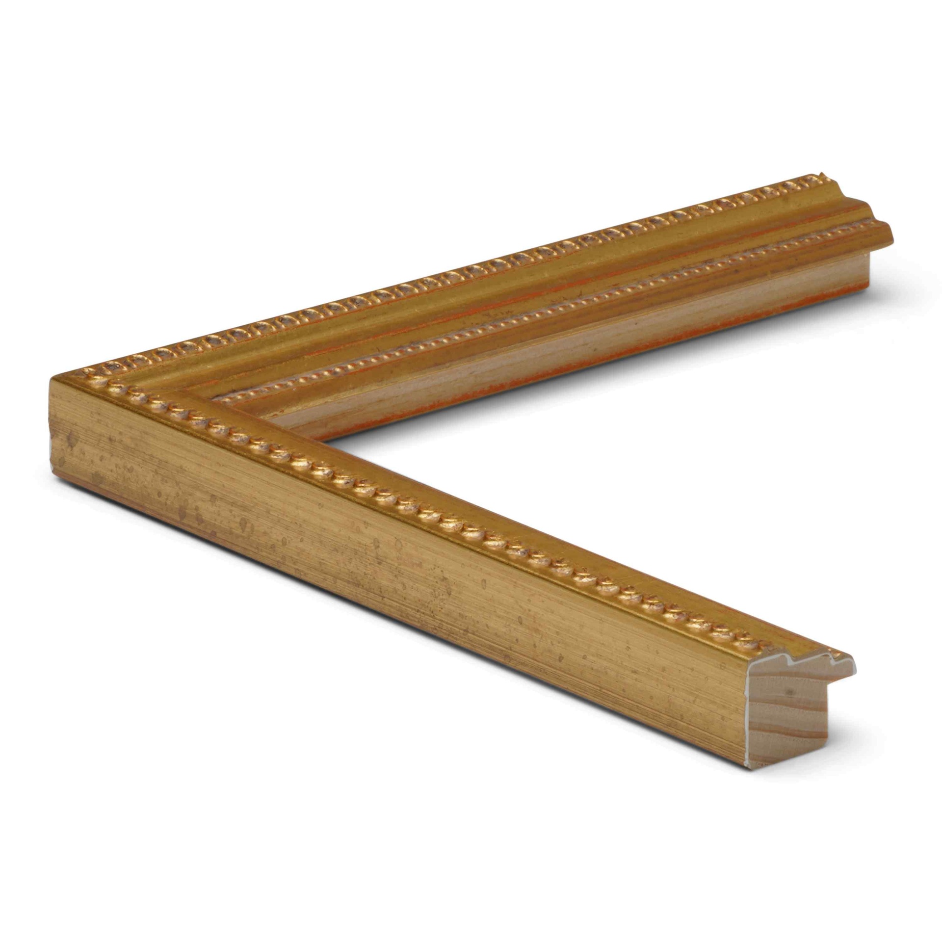 3283 - 7/8" GOLD W/ BEAD LIP