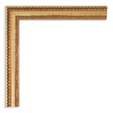 3283 - 7/8"  GOLD W/BEAD LIP
