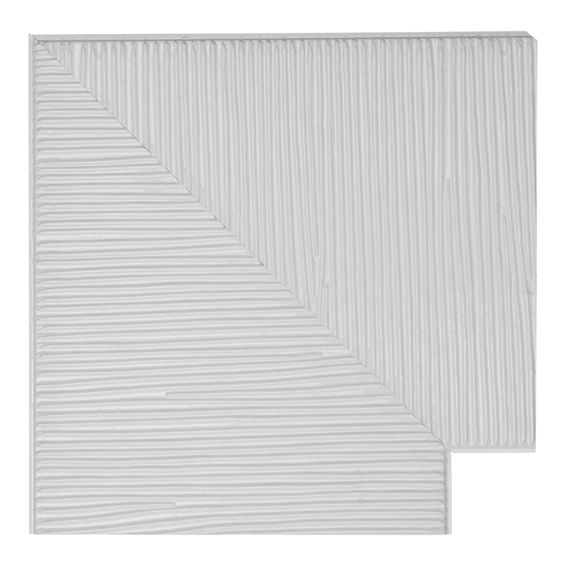 4021 - 5" WHITE GROOVED LACQUER