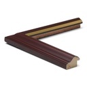 5002-1"  MAHOGANY  W/GLD.LIP