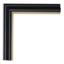 5003 - 1"  BLACK W/GLD.LIP
