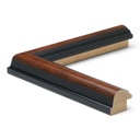 5007 - 1"  WALNUT W/SHADED LIP