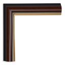 5010 - 1-1/4"  LT. WALNUT W/GLD.LIP