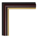 5011 - 1-1/4"  MAHOGANY W/GLD. LIP
