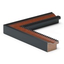 5012 - 1-1/4"  LT. WALNUT W/BEADS