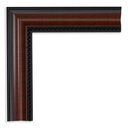 5012 - 1-1/4"  LT. WALNUT W/BEADS