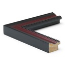 5013 - 1-1/4"  MAHOGANY W/BEADS