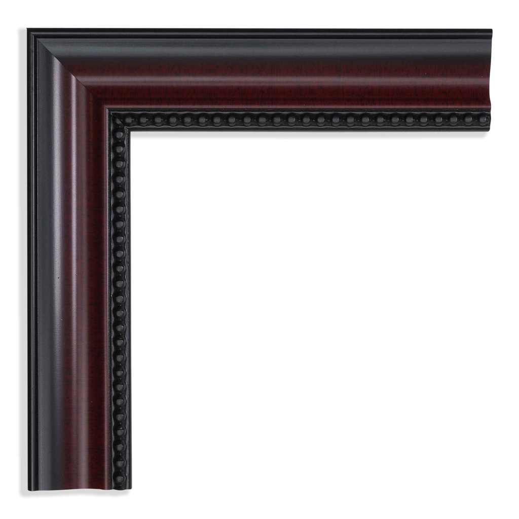 5013 - 1-1/4"  MAHOGANY W/BEADS