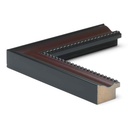 5014 - 1-1/4"  DK. WALNUT W/BEADS