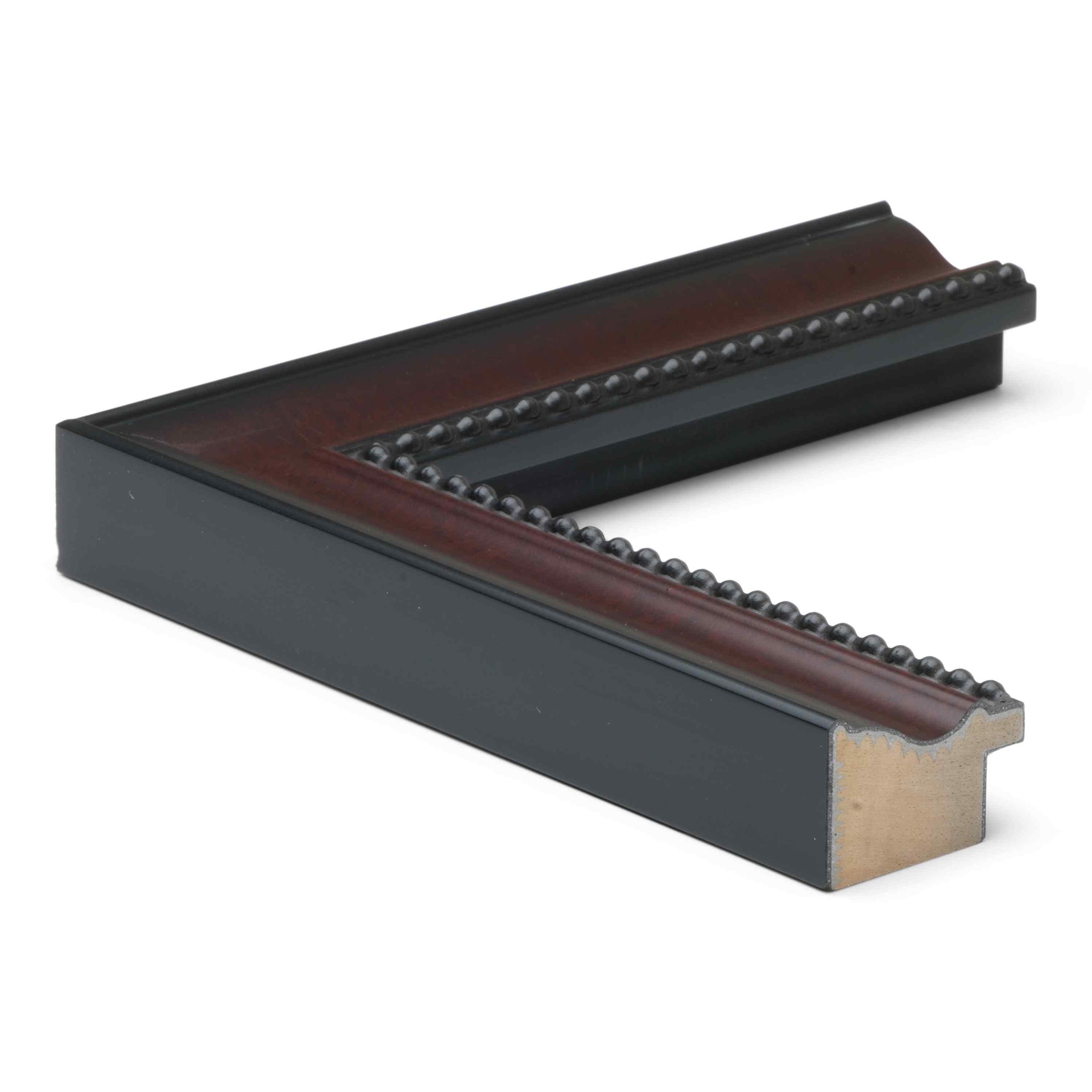 ~CLOSEOUT~ 5014 - 1-1/4" DARK WALNUT W/ BEADS