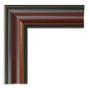 5030 - 1-5/8"  MAHOGANY W/BEADS