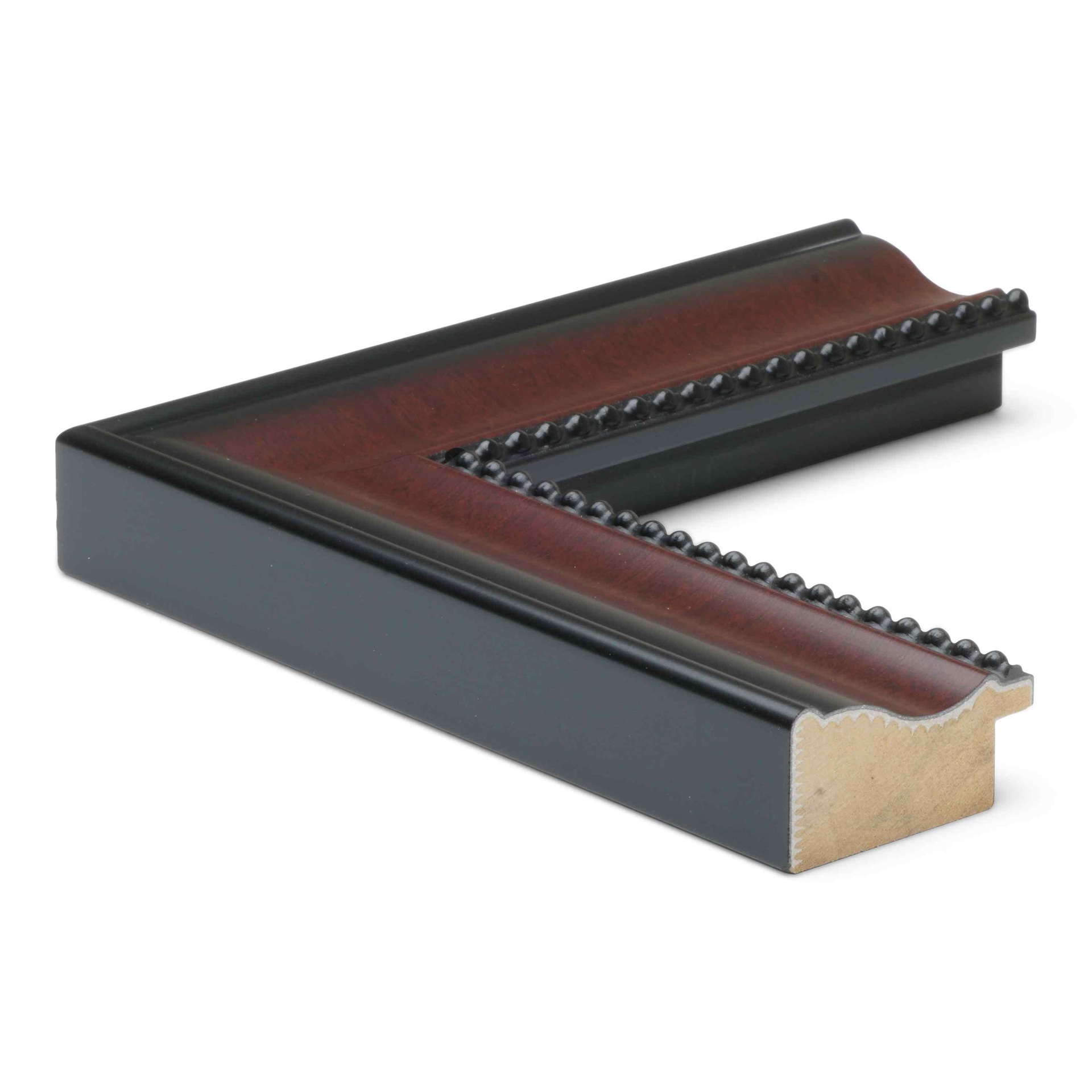 ~CLOSEOUT~ 5031 - 1-5/8" DARK WALNUT W/ BEADS