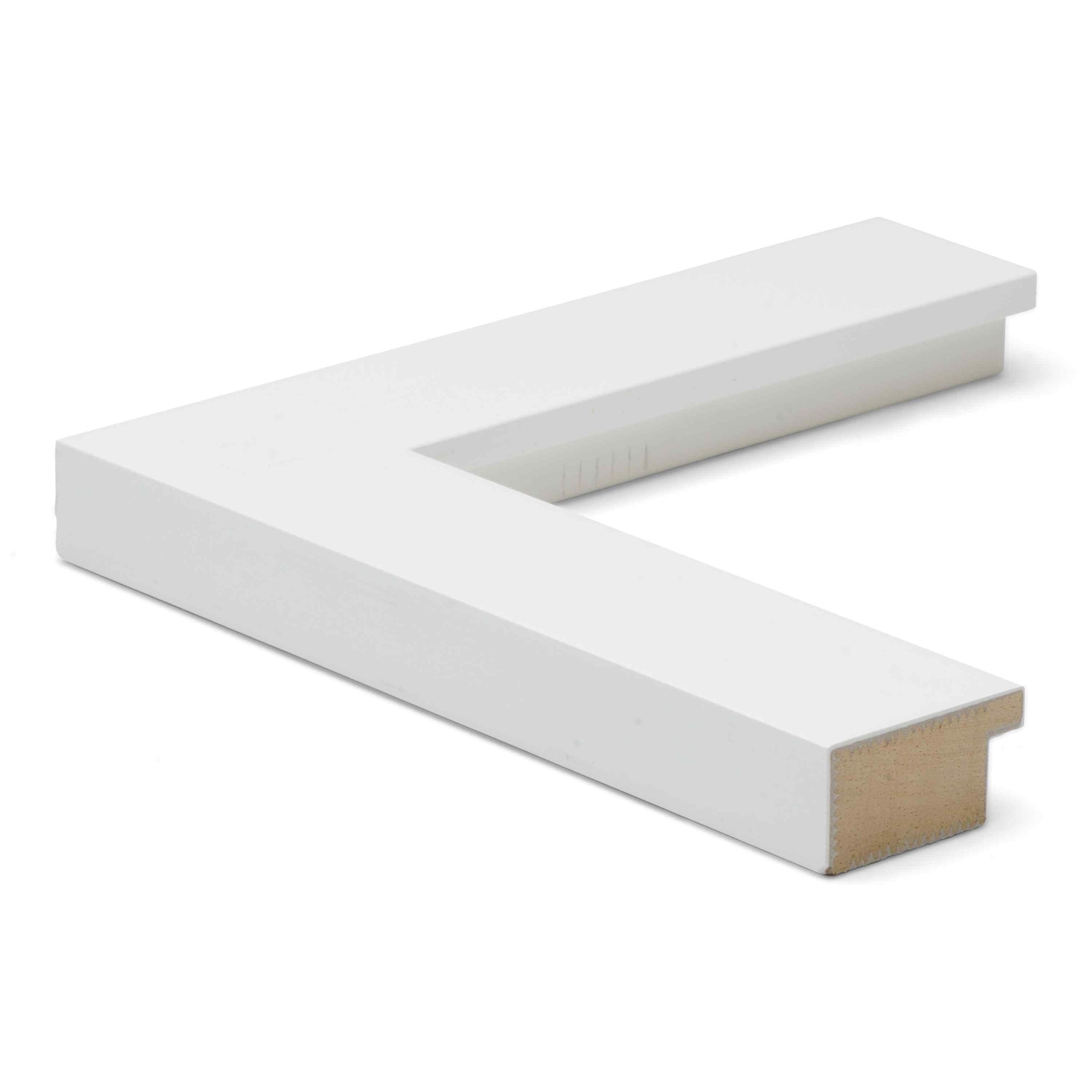 5075 - 1-1/4" WHITE FLAT TOP