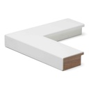 5077 - 1-3/4"  WHITE FLAT TOP