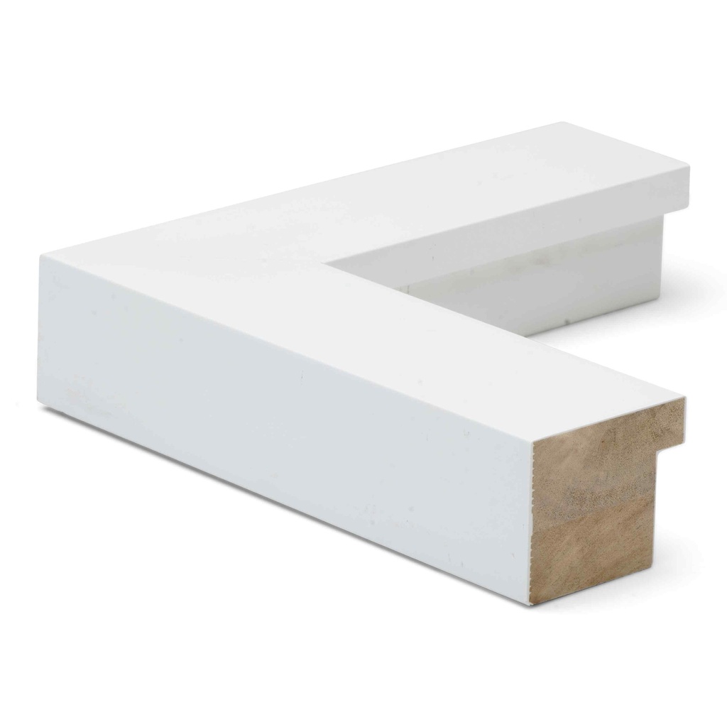 5078 - 1-5/8"  WHITE FLAT TOP