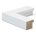 5078 - 1-5/8"  WHITE FLAT TOP