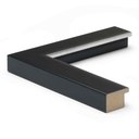 *5131 - 1-1/8"  BLK.W/SILVER EDGE