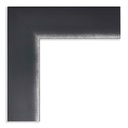 *5132 - 1-5/8"  BLK.W/SILVER EDGE
