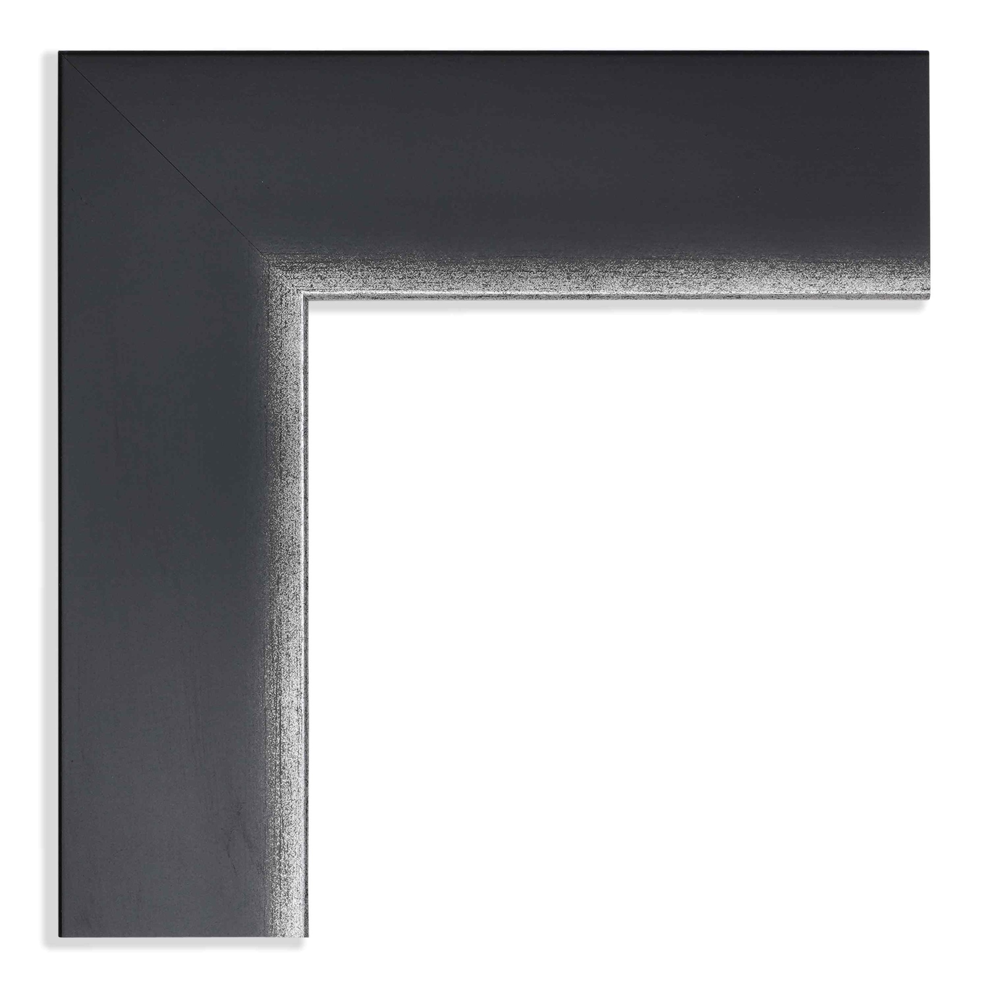 ~CLOSEOUT~ - 5132 - 1-5/8"  BLK.W/SILVER EDGE